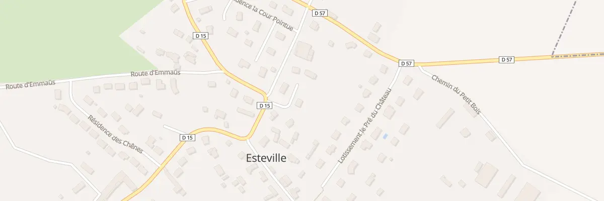 Plan du 4 Res d’Estampes à Esteville