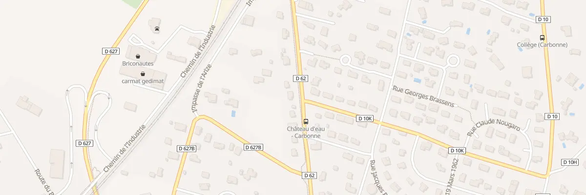 Plan du 131 Av de Toulouse à Carbonne