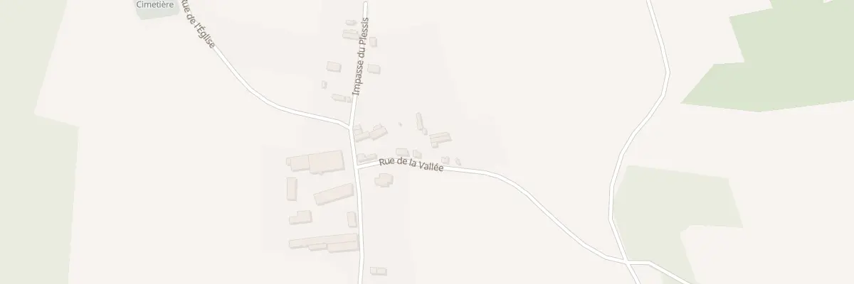 Plan du 6A Rue de la Vallee à Reuilly
