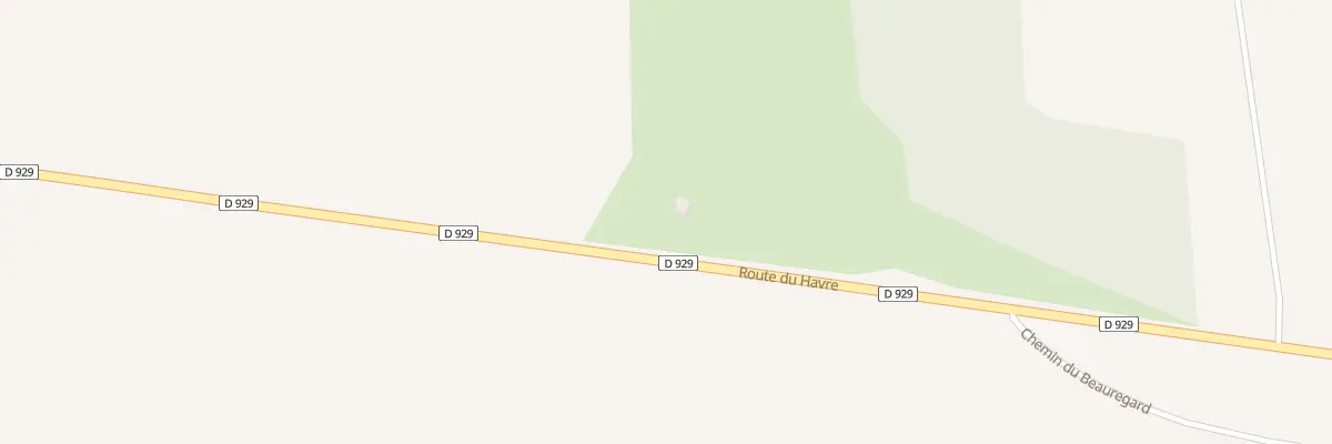 Plan du 540 Rte du Havre à Beaumont-le-Hareng