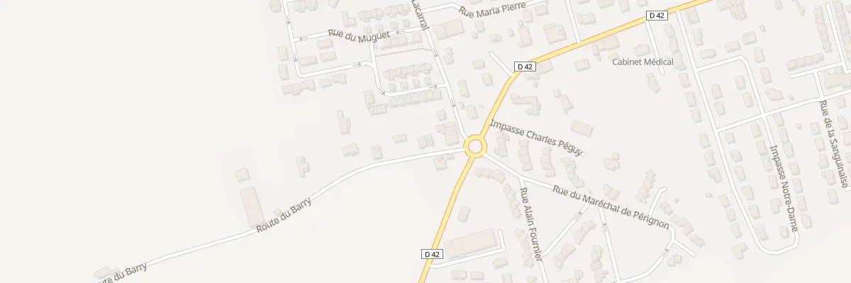Plan du 4 Rte du Barry à Montech