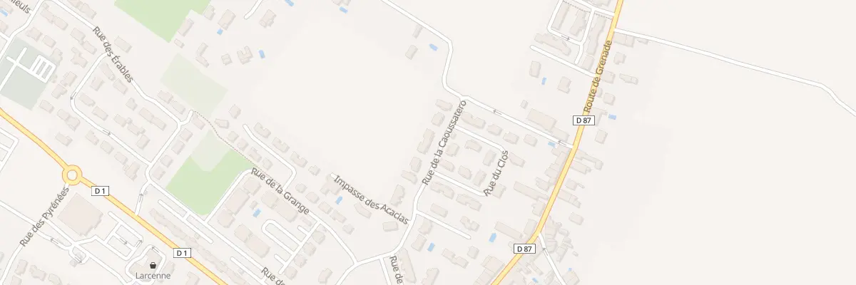 Plan du 8 Rue de la Caoussatero à Saint-Paul-sur-Save