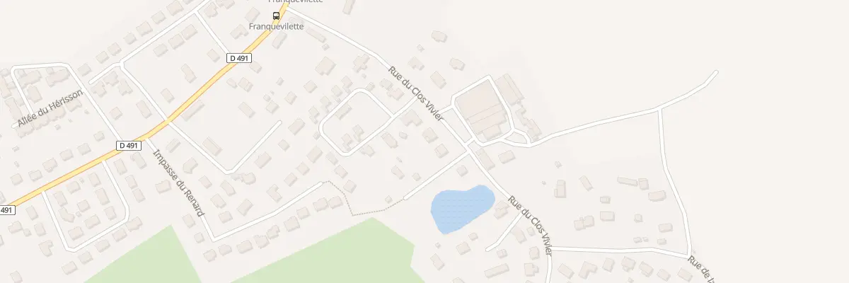 Plan du 649 Rue du Clos Vivier à Boos