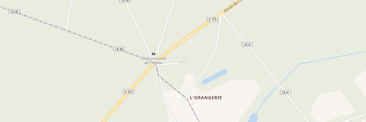 Plan de L’Orangerie à Villedômain