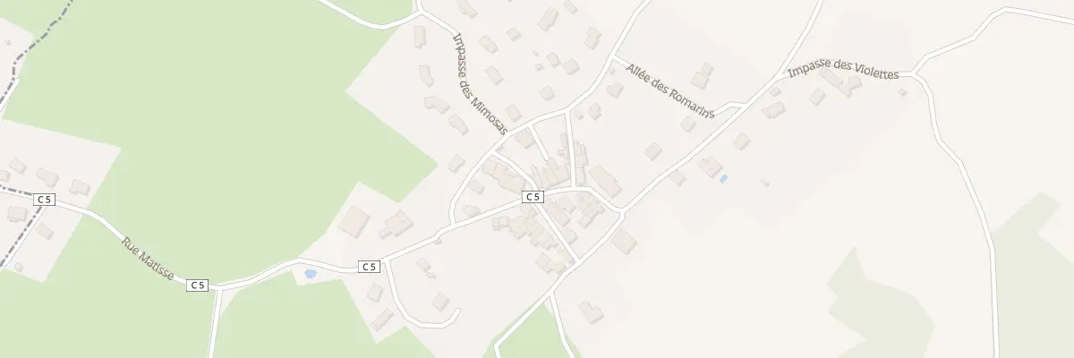 Plan du 601 Rue Matisse à Jourgnac