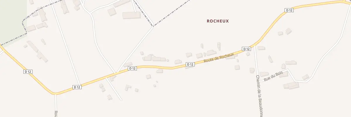 Plan du 24 Rte de Rocheux à Lignières