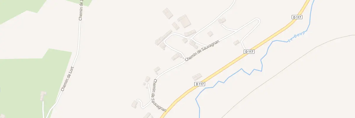 Plan du 526 Che de Sauvagnan à Lescure