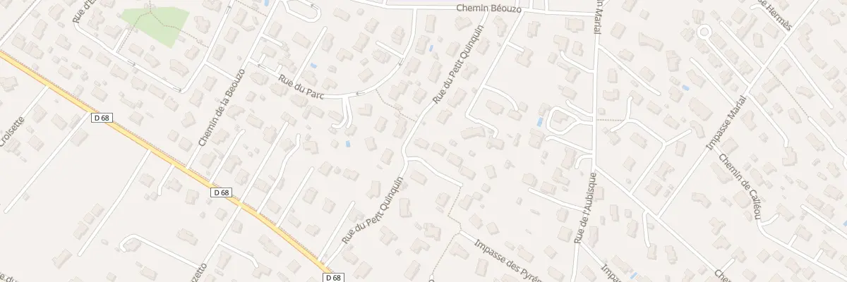 Plan du 1 Imp Mozart à Fonsorbes