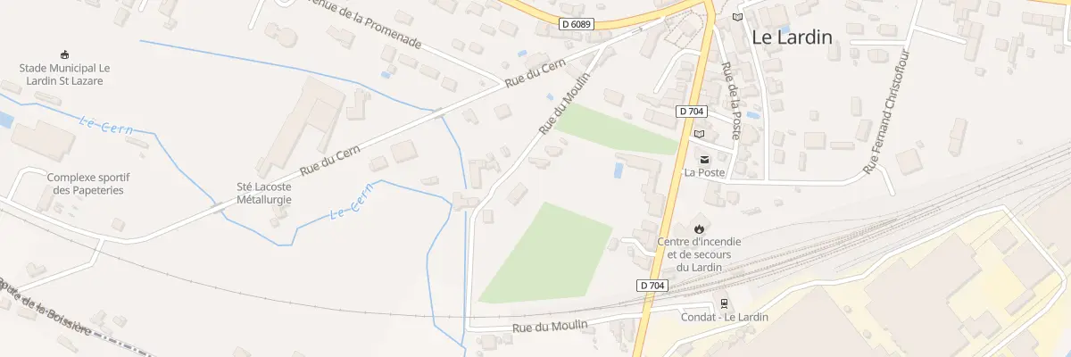 Plan du 8 Rue du Moulin au Lardin-Saint-Lazare