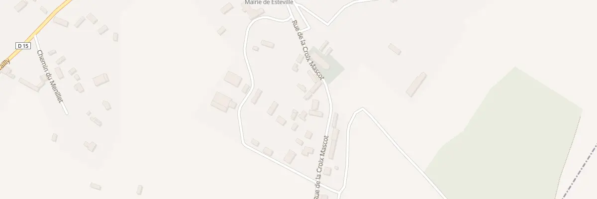 Plan du 5003 Rue de la Croix Mascot à Esteville