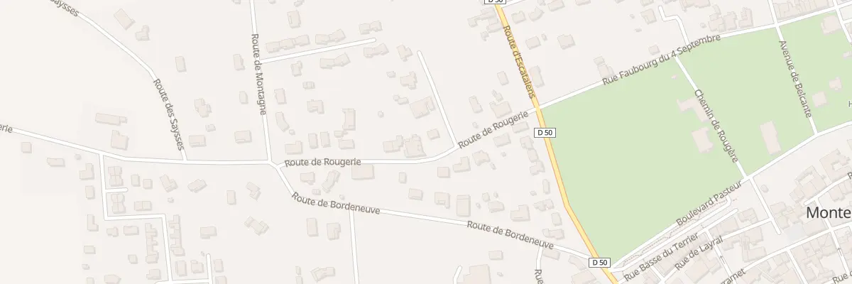 Plan du 10 Rte de Rougerie à Montech