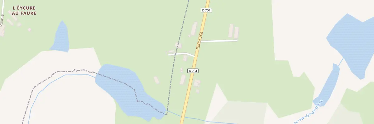 Plan du 48 Rte 704 à La Roche-l’Abeille