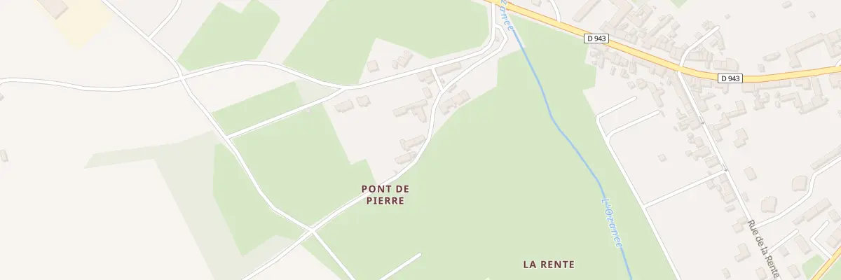 Plan du 13 Pont de Pierre à Clion