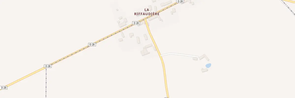 Plan du 13 La Riffaudiere à Dangeau
