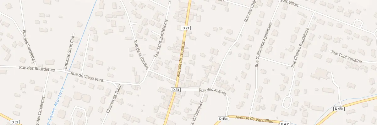 Plan du 30A Av de Toulouse à Lherm