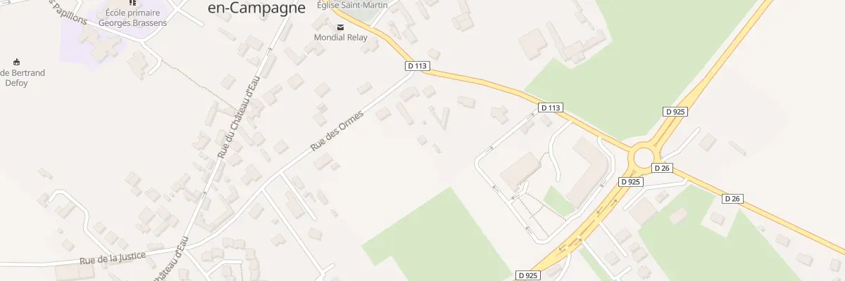 Plan du 5481 Rue des Ormes à Petit-Caux