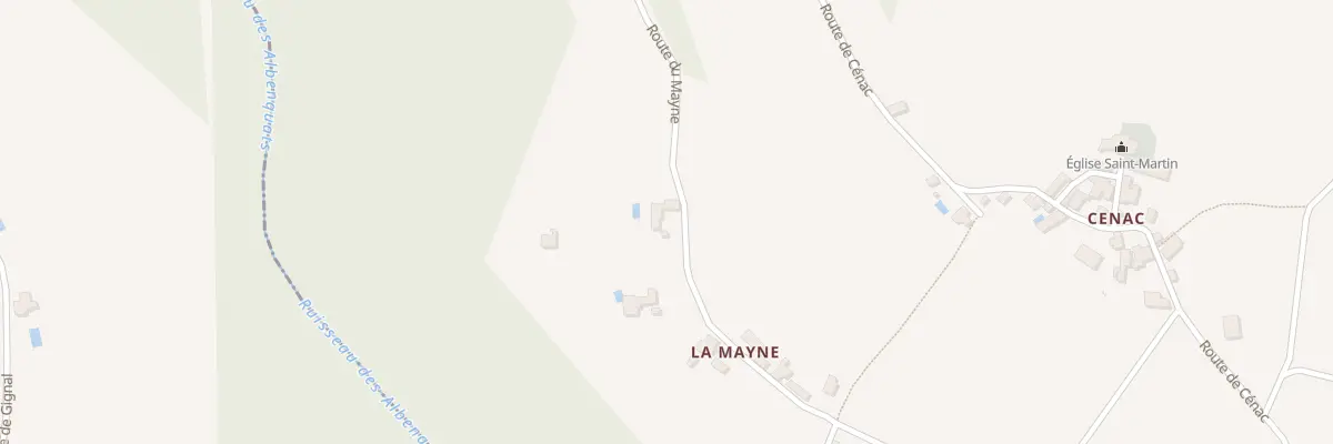 Plan du 5059 Le Mayne à Albas