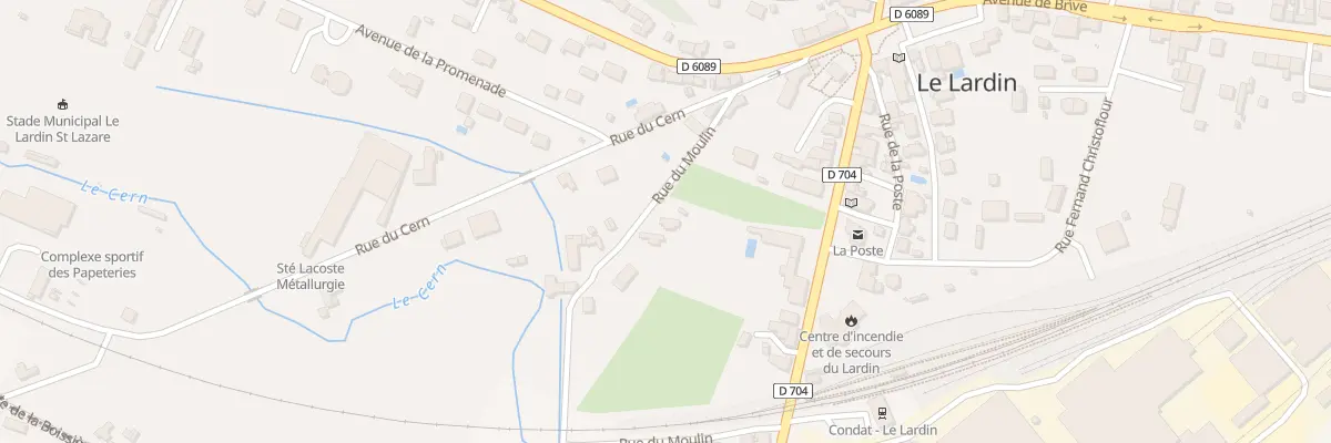 Plan du 6 Rue du Moulin au Lardin-Saint-Lazare