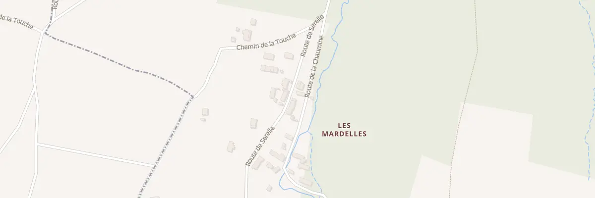 Plan du 2 Rte de la Chaumine à Angé