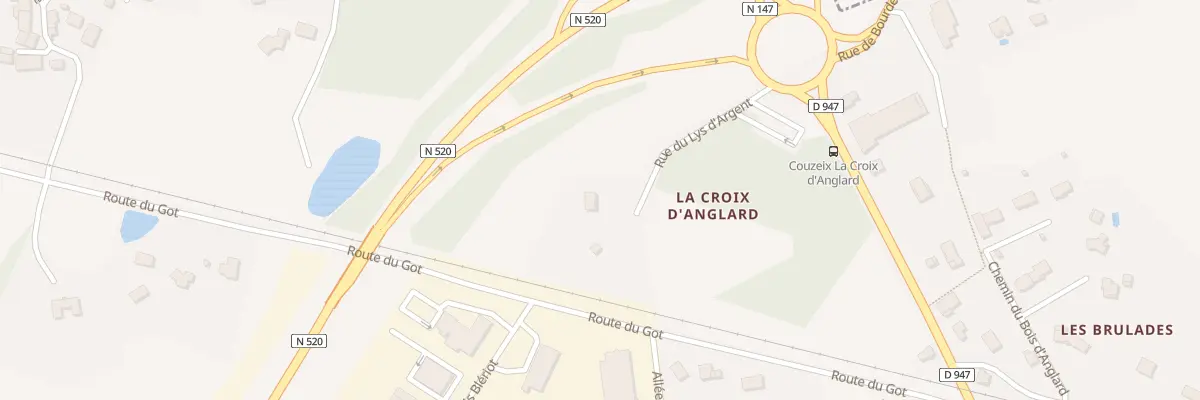 Plan du 2 Rue du Lys d’Argent à Couzeix