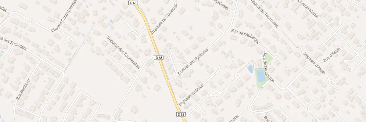 Plan du 2 Rue du Comminges à Fonsorbes