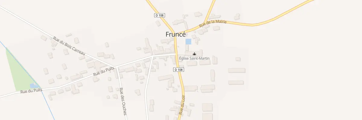 Plan du 1 Rue du Loir à Fruncé