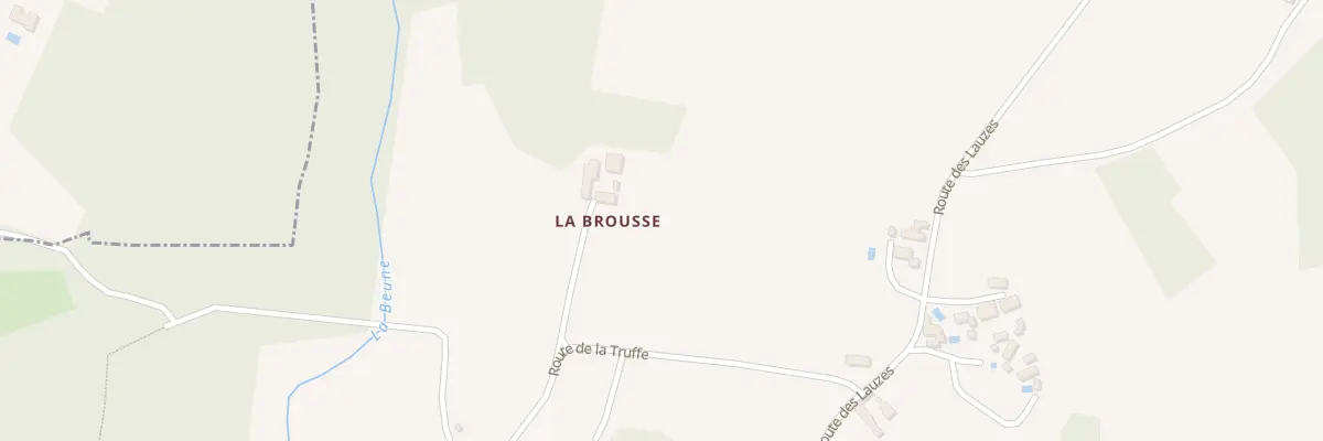 Plan du 44 La Brousse à Saint-Geniès