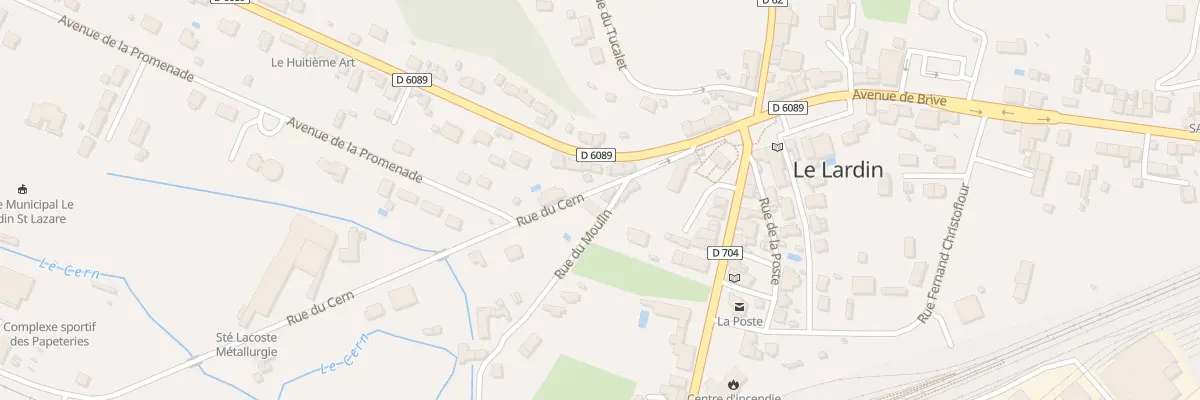 Plan du 4 Rue du Cern au Lardin-Saint-Lazare