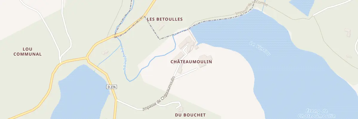 Plan du 7 Imp de Châteaumoulin à Thouron