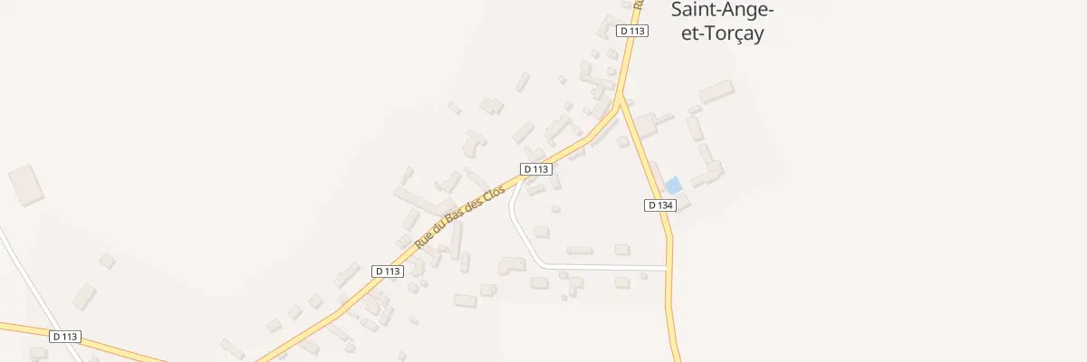 Plan du 3 Rue du Bas des Clos à Saint-Ange-et-Torçay