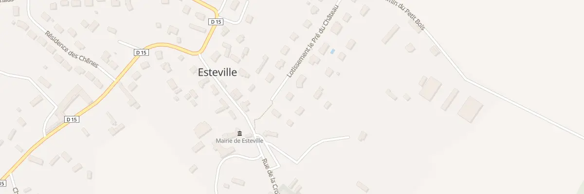 Plan du 11 Lot le Pre du Chateau à Esteville