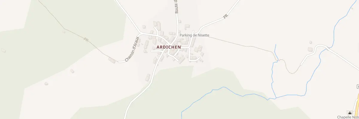 Plan du 109 Ardichen à Soulan
