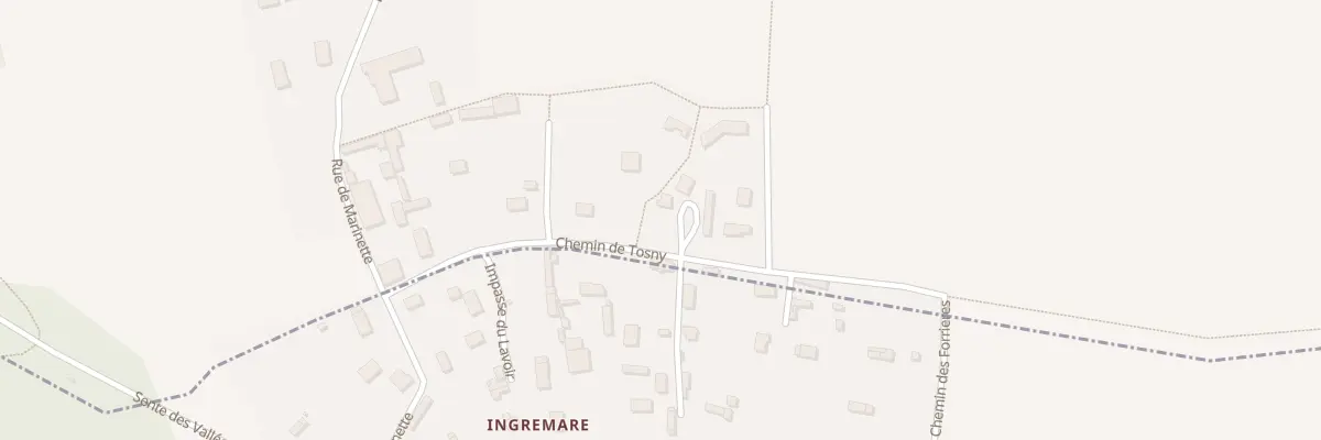 Plan du 13 Che de Tosny à Fontaine-Bellenger