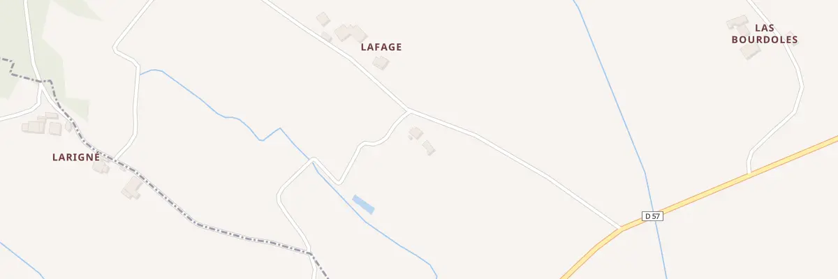 Plan du 293 Che de la Fontaine à Tréjouls