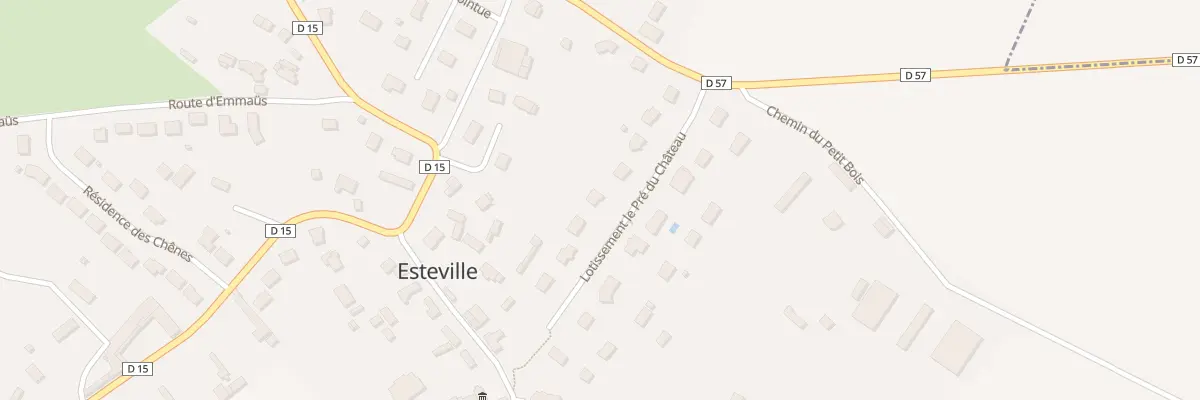 Plan du 5 Lot le Pre du Chateau à Esteville