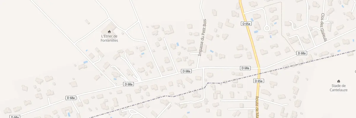 Plan du 107 Rte de Cantalauze à Fontenilles