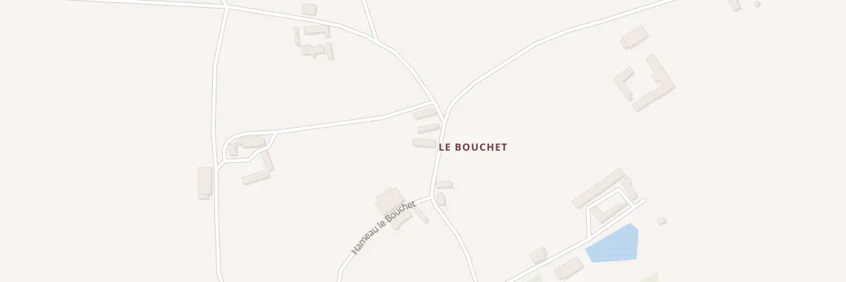 Plan du 14 Le Bouchet à Selommes
