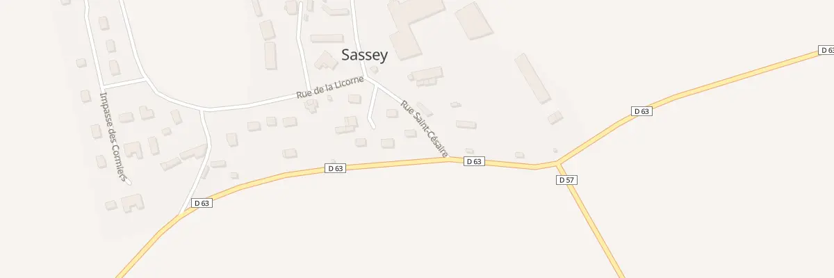 Plan du 5 Imp de la Licorne à Sassey