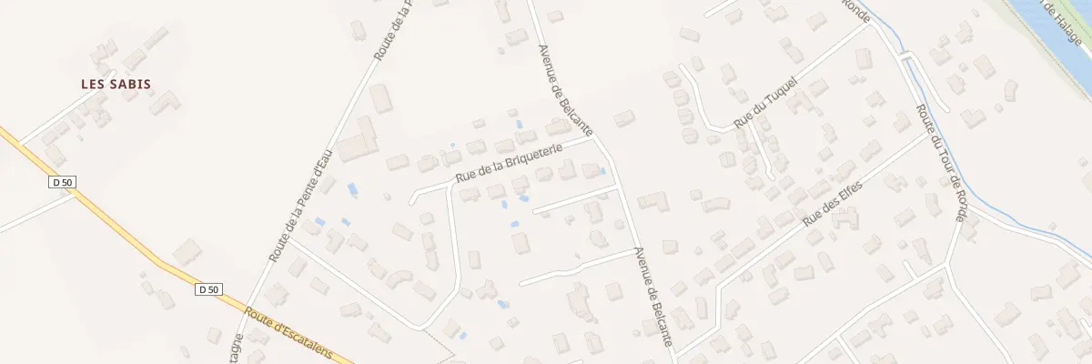 Plan du 28 Rue de la Briqueterie à Montech