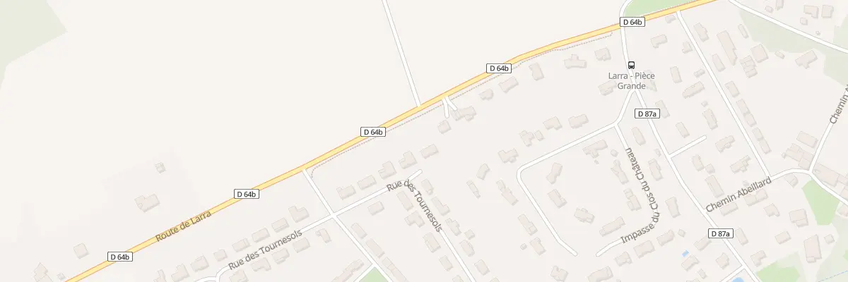 Plan du 70 Rue des Tournesols à Larra