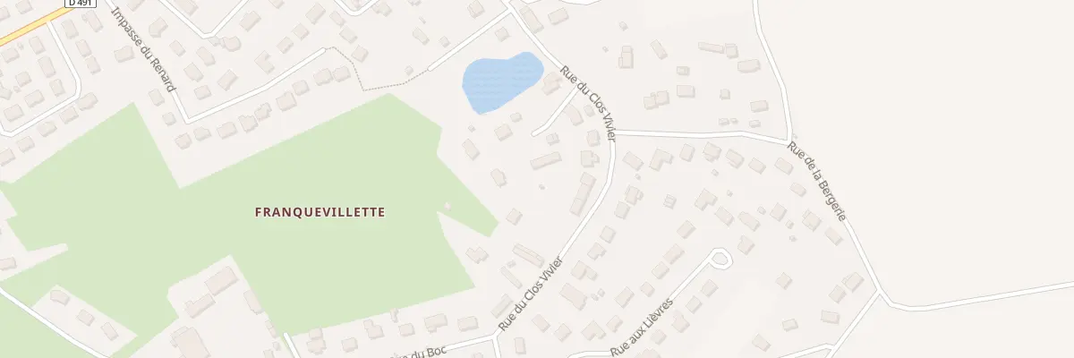 Plan du 359 Rue du Clos Vivier à Boos