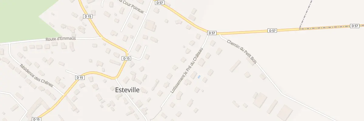 Plan du 4 Lot le Pre du Chateau à Esteville