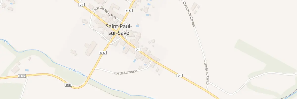 Plan du 7 Rte de Montaigut à Saint-Paul-sur-Save