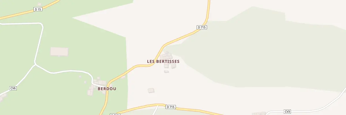 Plan du 14 Bertisses à Mauvezin-de-Sainte-Croix