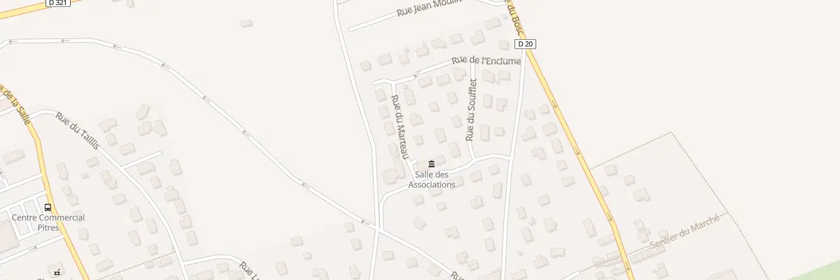 Plan du 6 Rue du Marteau à Pîtres