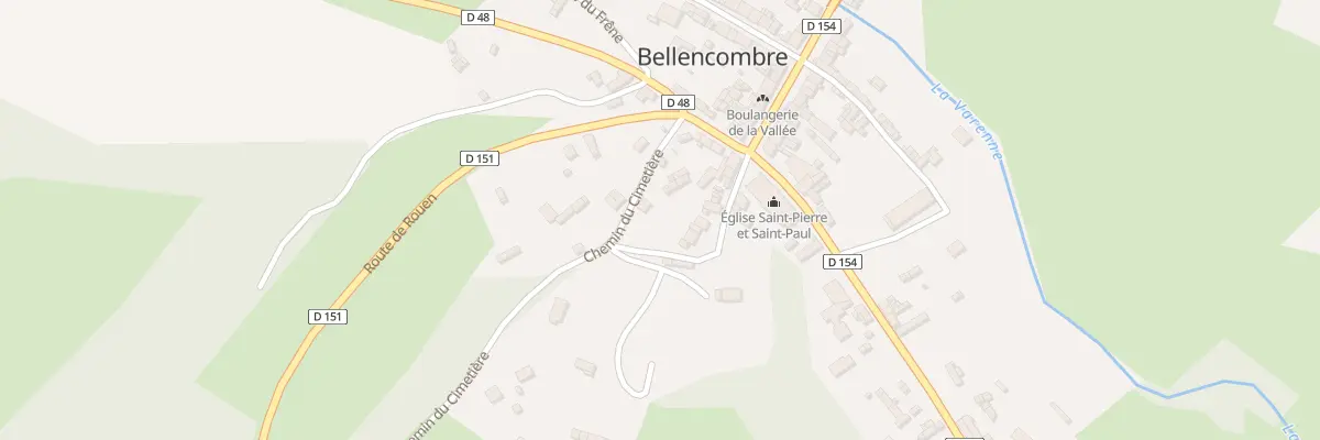 Plan du 2B Che du Cimetière à Bellencombre