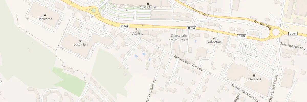 Plan du 14A Av de la Canéda à Sarlat-la-Canéda