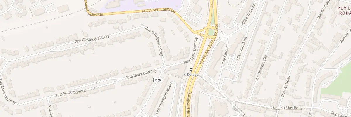 Plan du 6B Rue Marx Dormoy à Limoges