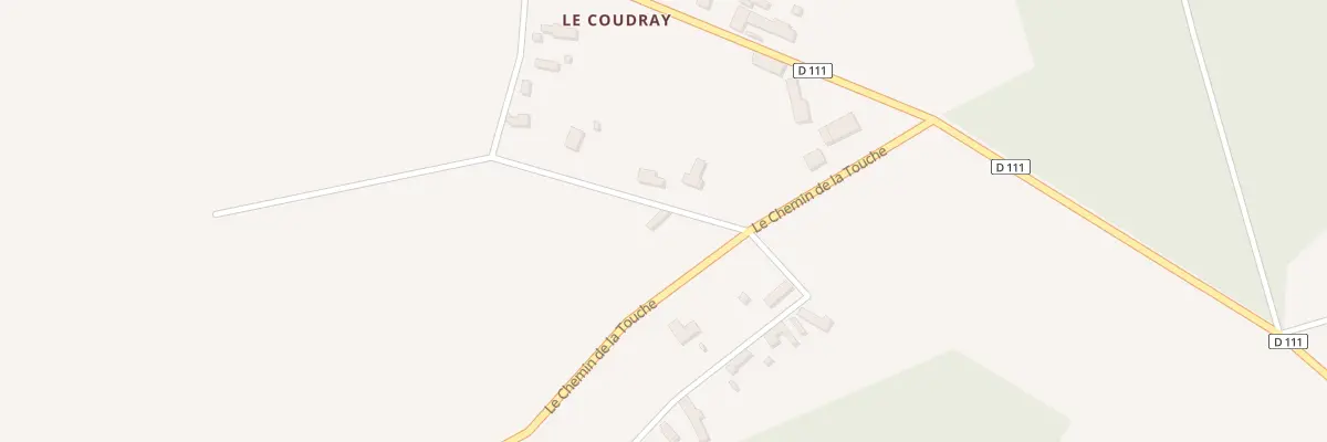 Plan du 14 Le Coudray à Saint-Denis-Lanneray