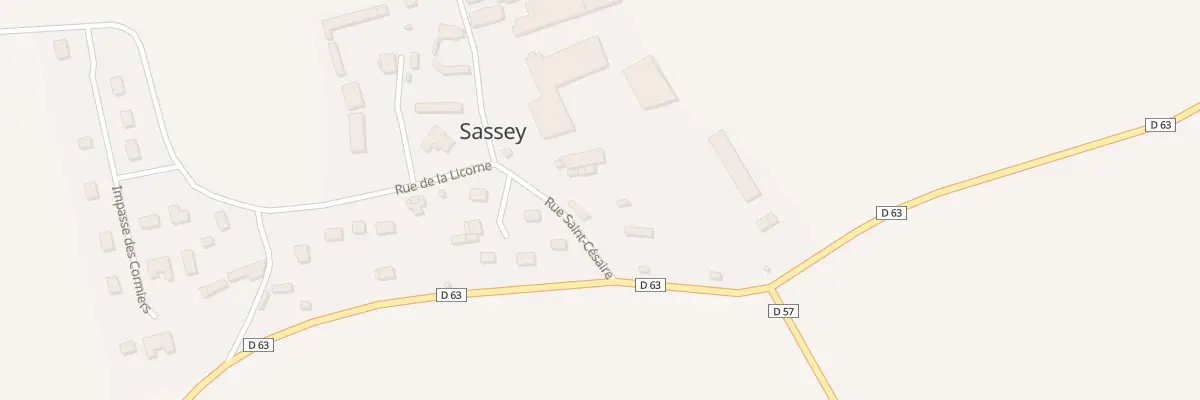 Plan du 2 Rue St Cesaire à Sassey